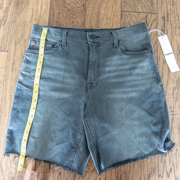NWT Hudson Jada High Rise Denim Shorts Passage Faded Black 27 - Picture 3 of 6